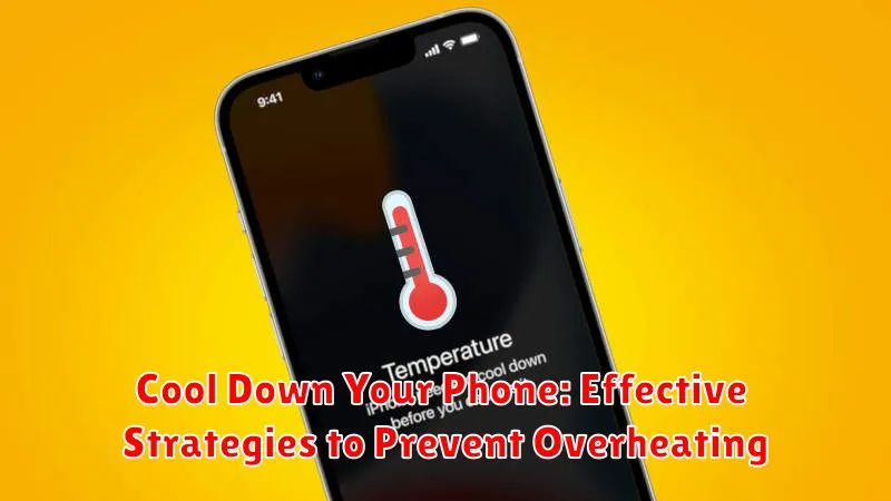 Cool Down Your Phone: Effective Strategies to Prevent Overheating