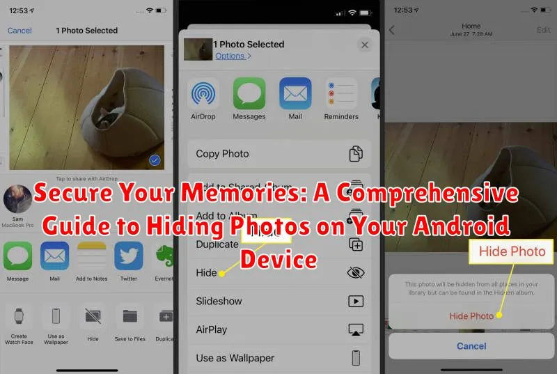 Secure Your Memories: A Comprehensive Guide to Hiding Photos on Your Android Device